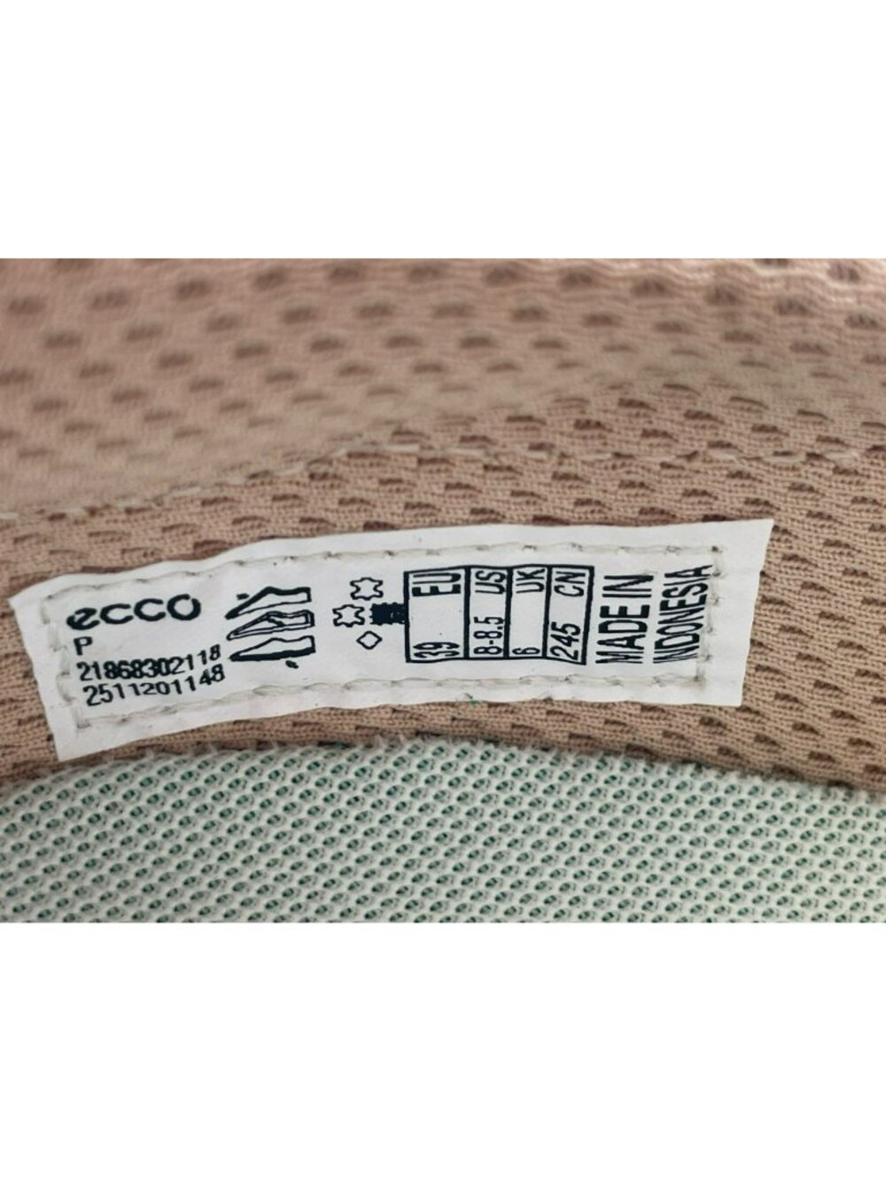 Ecco Soft Classic Rose Dust Sneakers Nubuck Leather Upper Women's Sz 8-8.5 NEW - Picture 9 of 11